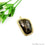 Sapphire & Pave Cubic Zirconia 42x25mm Single Bail Gold Vermeil Gemstone Connector