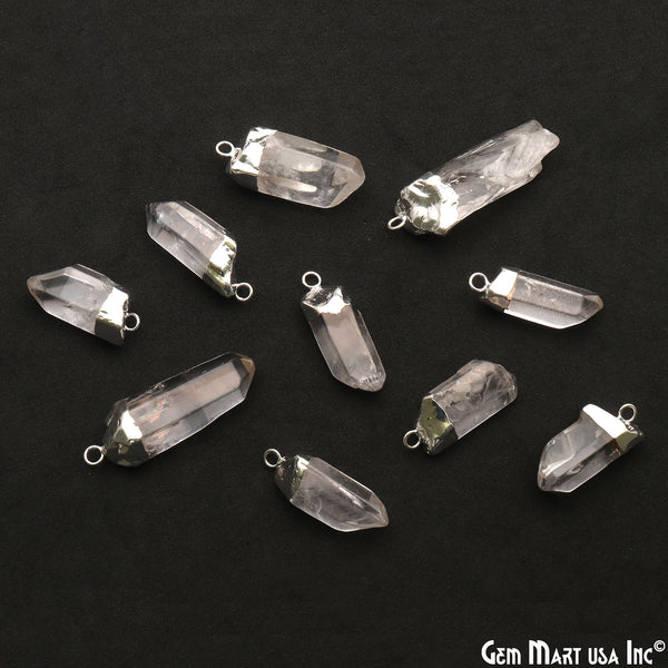 Crystal Free Form Silver...