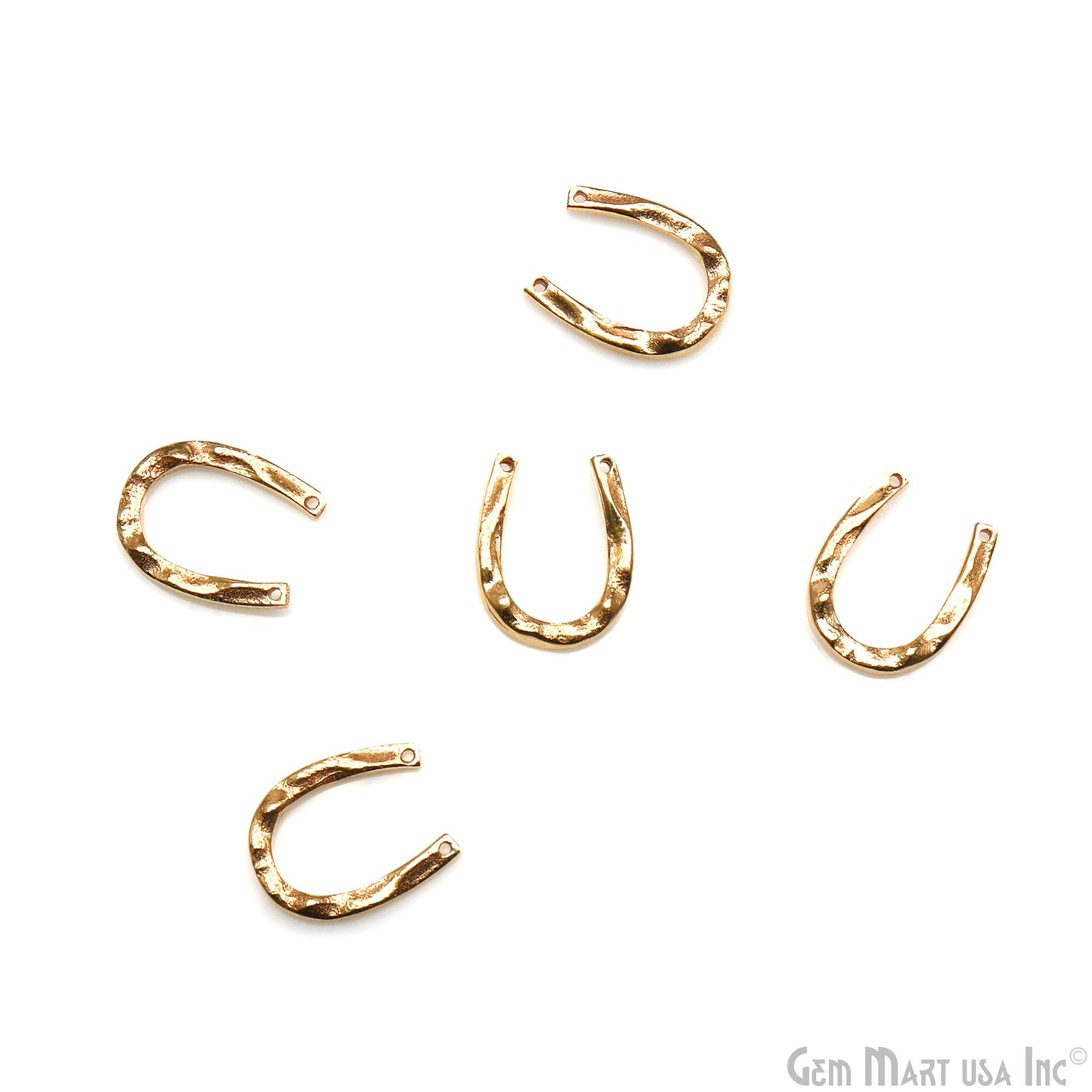 Horse Shoe 14x11mm Gold Plated Finding