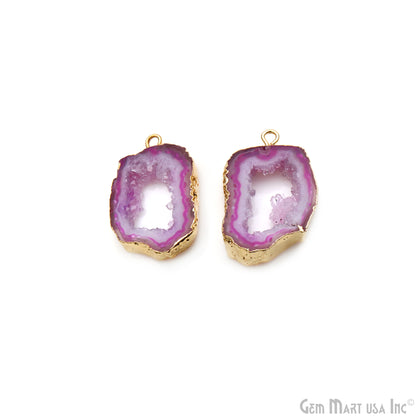 diy-earrings, agate earring, agate jewelry, geode