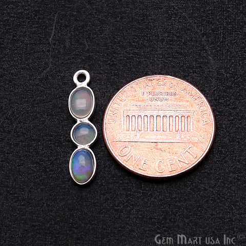 DIY Opal October Birthstone 20x4mm Chandelier Finding Component (Pick Plating) (13093) - GemMartUSA