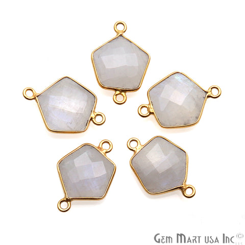 gemstone connector beads, gemstone connector pendant
