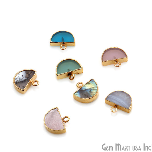 gemstone connector beads, gemstone connector pendant