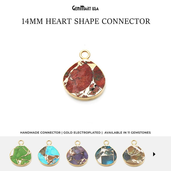 Mohave Turquoise Heart 14mm...