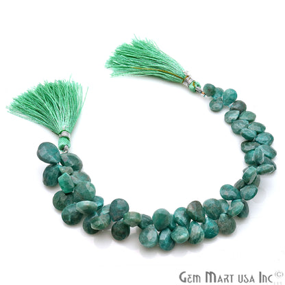 Australian Amazonite Pears 10x8mm Crafting Beads Gemstone Strands 8INCH - GemMartUSA