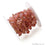 Strawberry Quartz 7-8mm Square Beads Gold Plated Rosary Chain