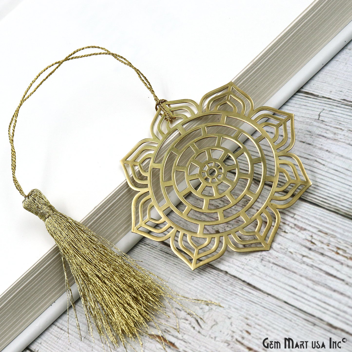 Metal Dream Catcher Bookmark With Tassel. Gold Bookmark, Reader Gift, Handmade Bookmark, Page Marker, Aesthetic Gift. 72mm