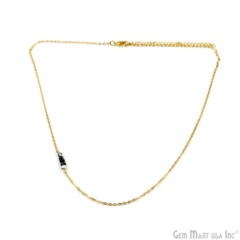 Round Beaded 19x3mm Gold Plated 21Inch Necklace Chain