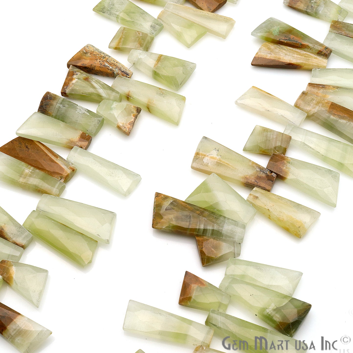 Calcite Free Form 25x12mm Crafting Beads Gemstone Briolette Strands 8 INCH - GemMartUSA