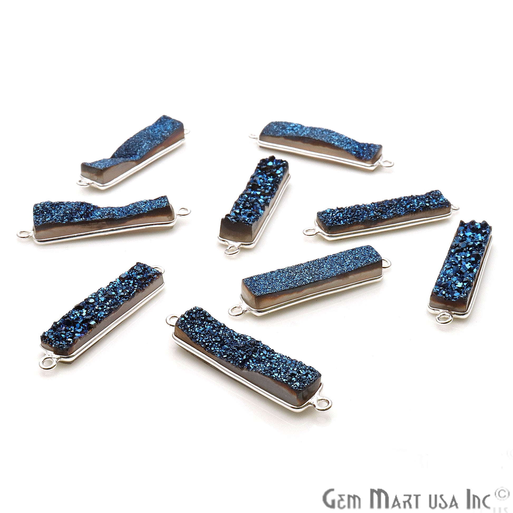 gemstone connector beads, gemstone connector pendant