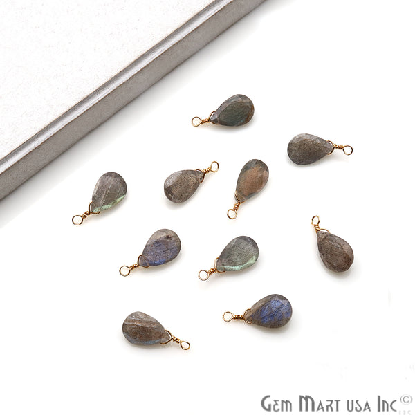 Labradorite 8x12mm Pears Single...