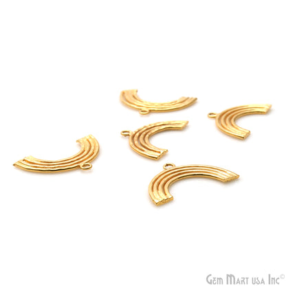 Rainbow Shape 25x15mm Gold Plated Finding