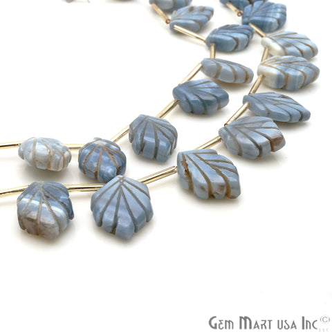 Blue Opal Free Form 18x12mm Crafting Beads Gemstone Strands 10 INCH - GemMartUSA