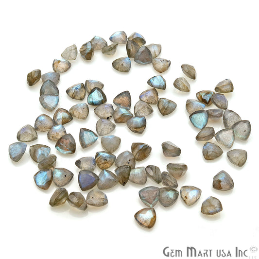 Labradorite Trillion Shape 7mm Faceted Loose Gemstone - GemMartUSA