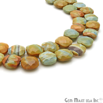 Boulder Opal Square 13mm Crafting Beads Gemstone Strands 8INCH - GemMartUSA