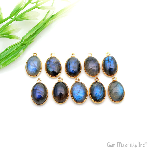 Flashy Labradorite 10x14mm Cabochon...
