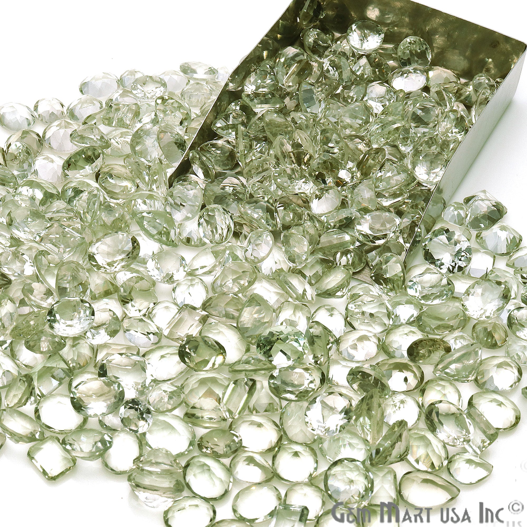 Natural Green Amethyst Mix Shape Loose Gemstones,Precious Stones - GemMartUSA
