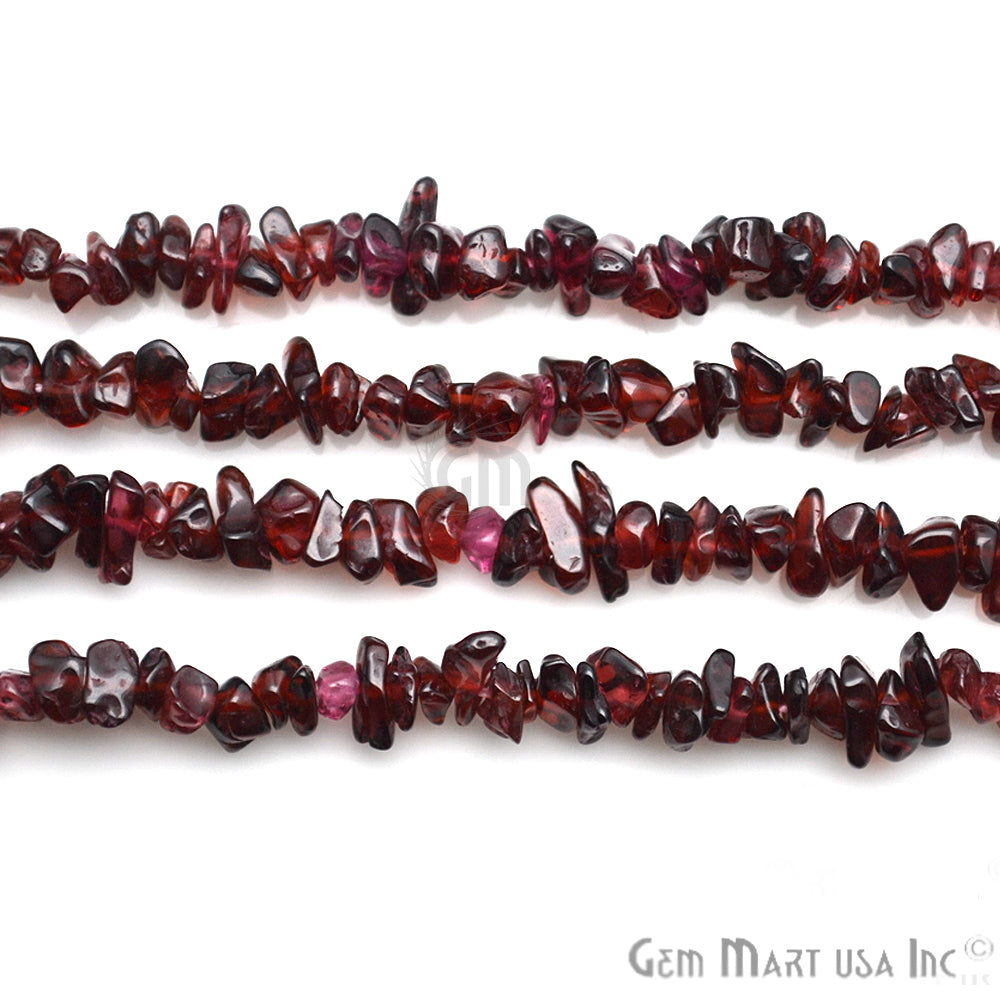 Natural Chip Beads, 34 Inch, Genuine Chip Strands, Drilled Strung Nugget Beads, 3-7mm, Polished, GemMartUSA (70001)