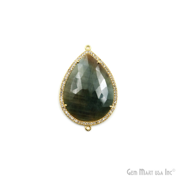 Sapphire & Pave Cubic...