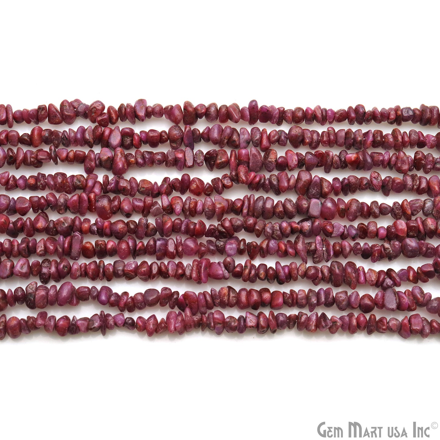 Natural Chip Beads, 34 Inch, Genuine Chip Strands, Drilled Strung Nugget Beads, 3-7mm, Polished, GemMartUSA (70001)