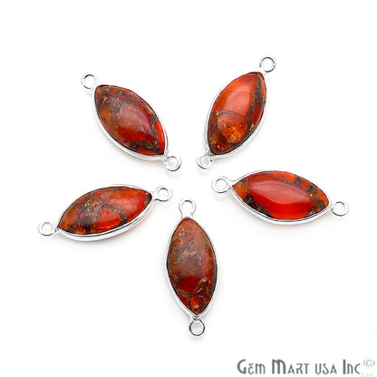 gemstone connector beads, gemstone connector pendant