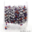 Carnelian, Amethyst & Rainbow Moonstone Multi Gemstone Beaded Wire Wrapped Rosary Chain - GemMartUSA
