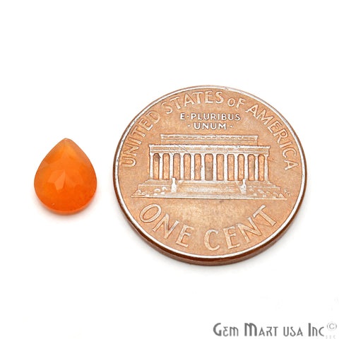 Carnelian Pears Shape 6x8mm Faceted Loose Gemstone - GemMartUSA