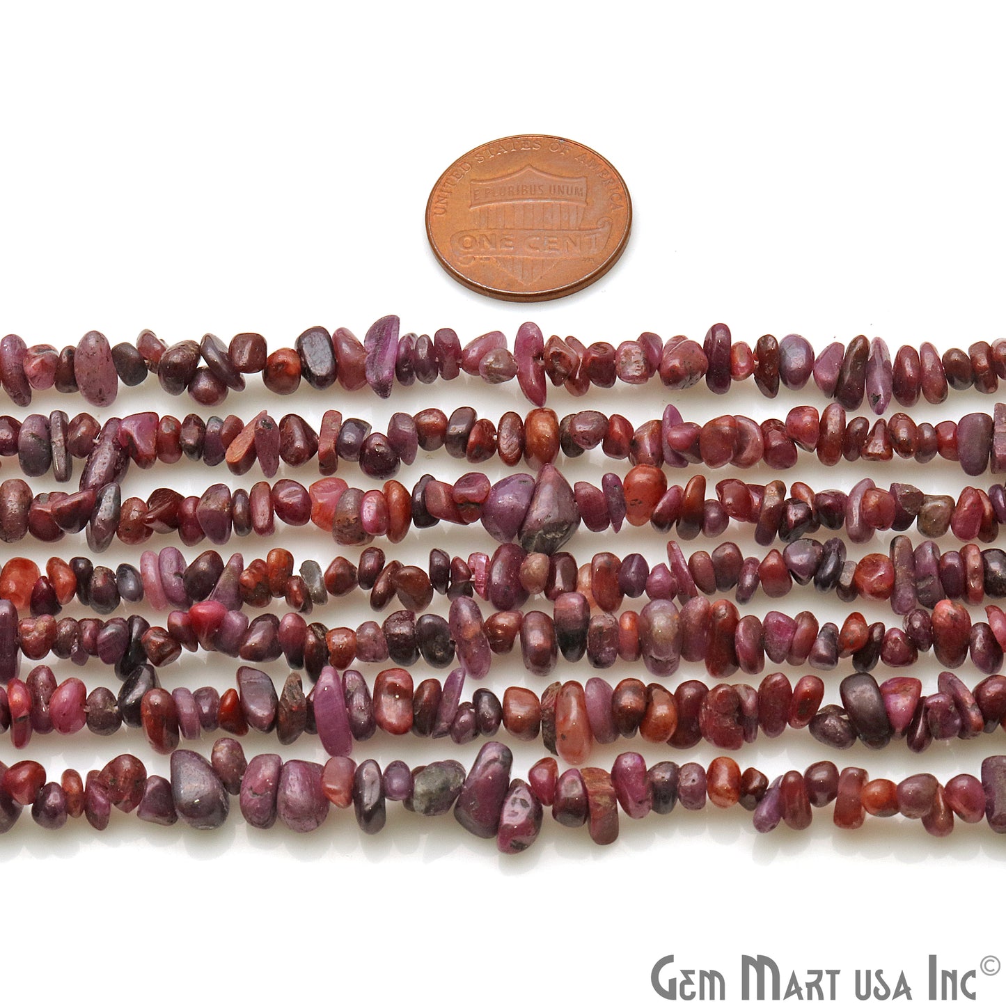 Natural Chip Beads, 34 Inch, Genuine Chip Strands, Drilled Strung Nugget Beads, 3-7mm, Polished, GemMartUSA (70001)