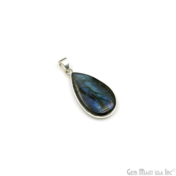 Labradorite Gemstone Pears 38x20mm...