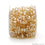 Crystal Tumble Beads 8x5mm Gold Plated Cluster Dangle Chain