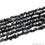 Black Spinel Chip Beads, 34 Inch, Natural Chip Strands, Drilled Strung Nugget Beads, 7-10mm, Polished, GemMartUSA (CHSB-70004)