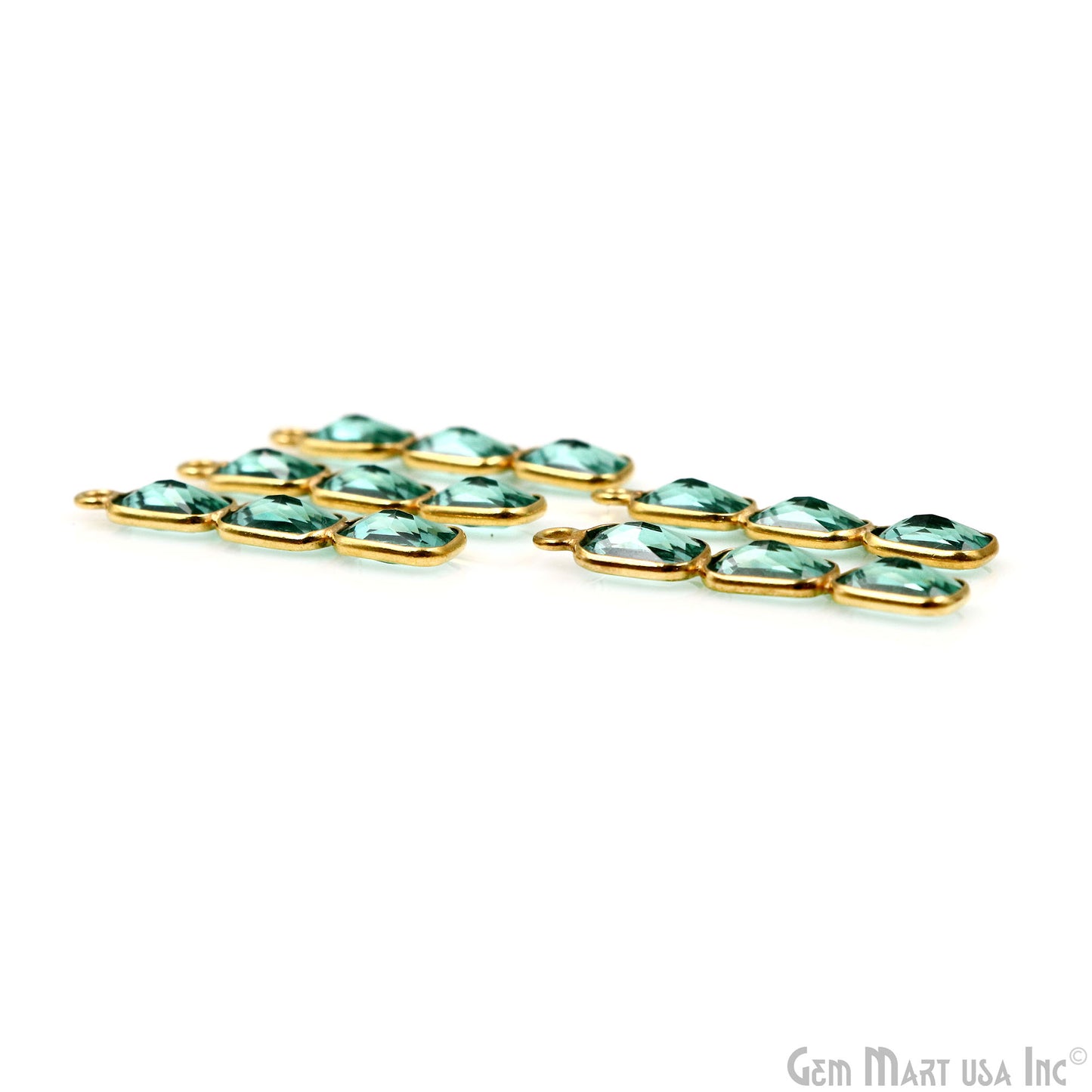 DIY Gemstone 27x6mm Gold Plated Chandelier Finding Component