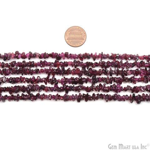 Natural Garnet Gemstone Chip Beads, 34 inch Full strand (762214645807)