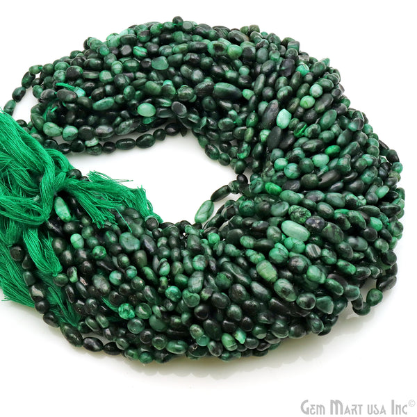 Emerald Rough Beads, 13...