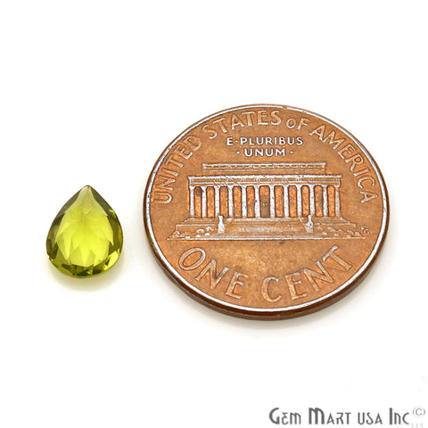 Peridot Pears Shape 6x8mm Faceted Loose Gemstone - GemMartUSA