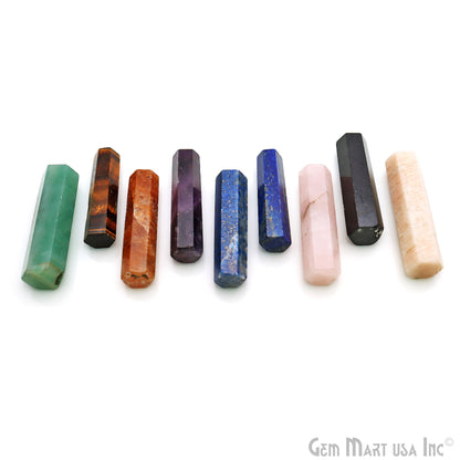 Gemstone Pencil Pointed 37x10mm Spiritual Stone Jewelry (Pick Stone) - GemMartUSA