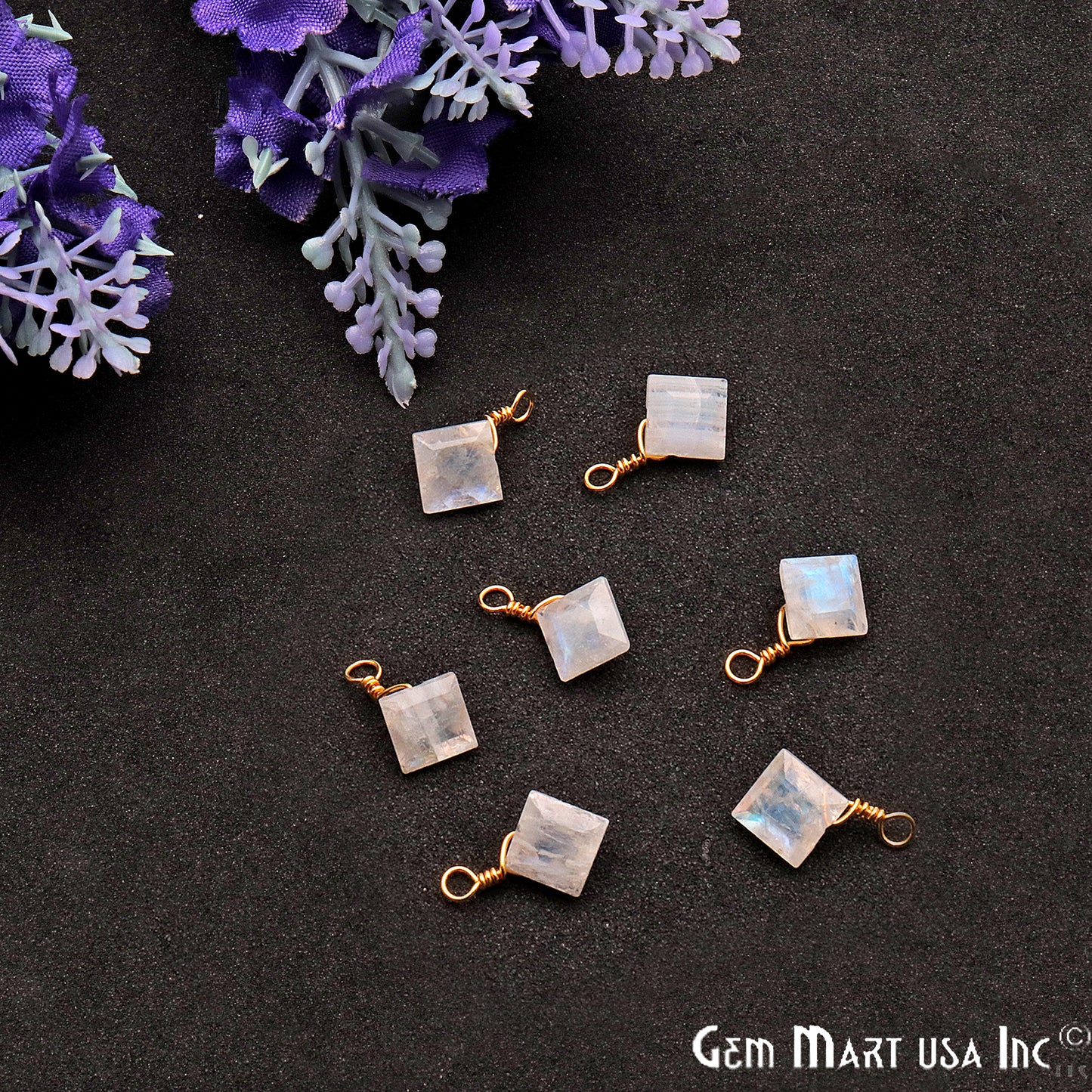 gemstone connector beads, gemstone connector pendant