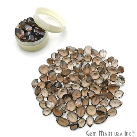 50 Carat Smoky Topaz Mix Shape Wholesale Loose Gemstones - GemMartUSA