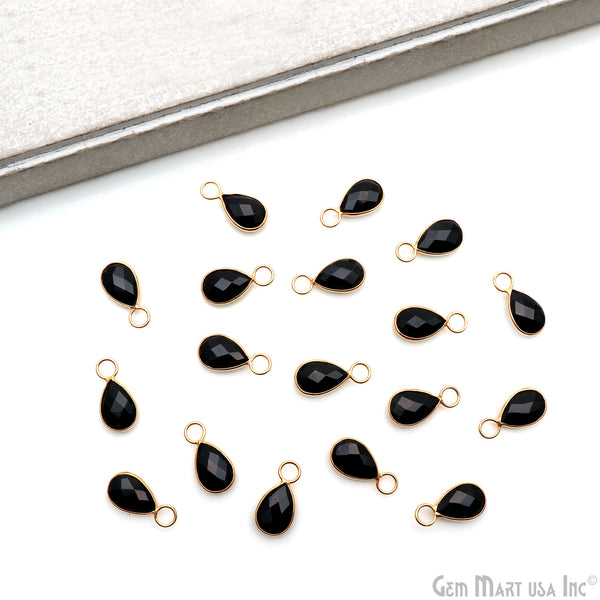 Black Onyx Gemstone Pears...