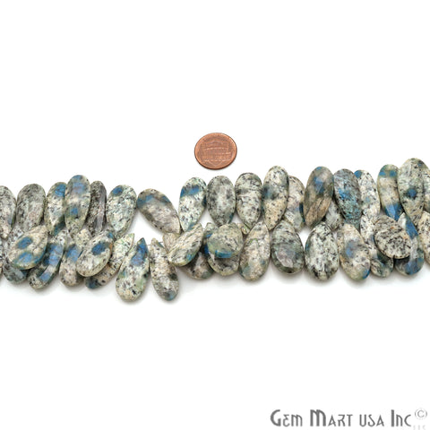 K2 Jasper Pears 27x13mm Crafting Beads Gemstone Briolette Strands 8 INCH - GemMartUSA