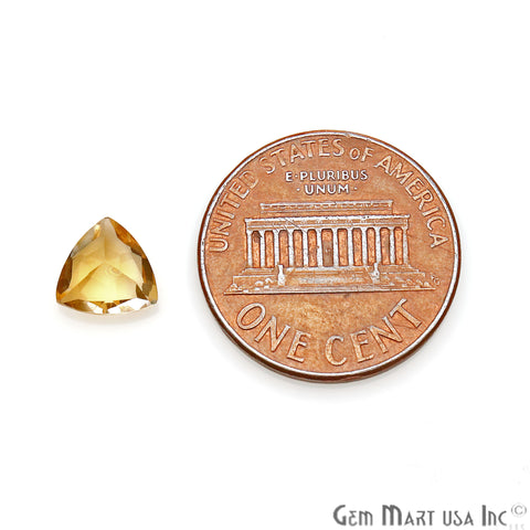 Citrine Trillion Shape 7mm Faceted Loose Gemstone - GemMartUSA
