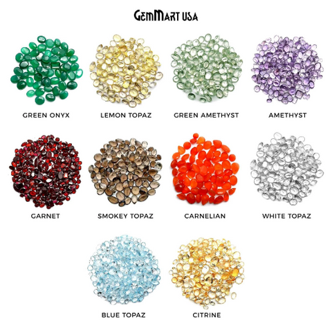 Mixed Gemstone, 100% Natural Faceted Loose Gems, Wholesale Gemstones, 2-12mm, 50+ Carats