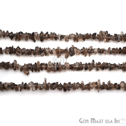 Smoky Topaz Chip Beads 34 Inch Full Strand (762227032111)