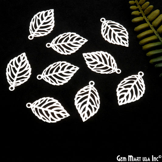 Leaf Laser Finding Jewelry Finding, Bracelet Charm, Earring Charm