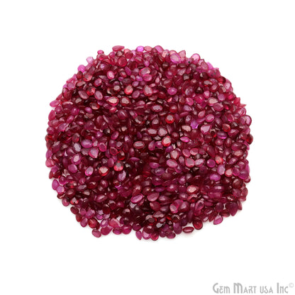 Ruby Oval & Pear Gemstone, 4-7mm, 50 Carats, 100% Natural Faceted Loose Gems, July Birthstone