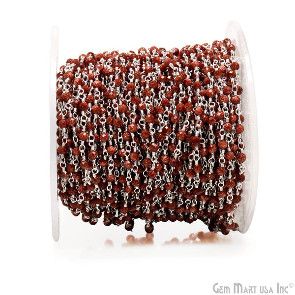 Synthetic Sunstone Faceted 3-3.5mm...