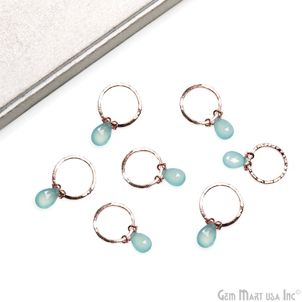 Aqua Chalcedony Pears 20mm...