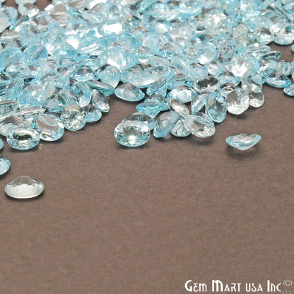 Natural Blue Topaz Mix Shape Loose Gemstones,Precious Stones - GemMartUSA