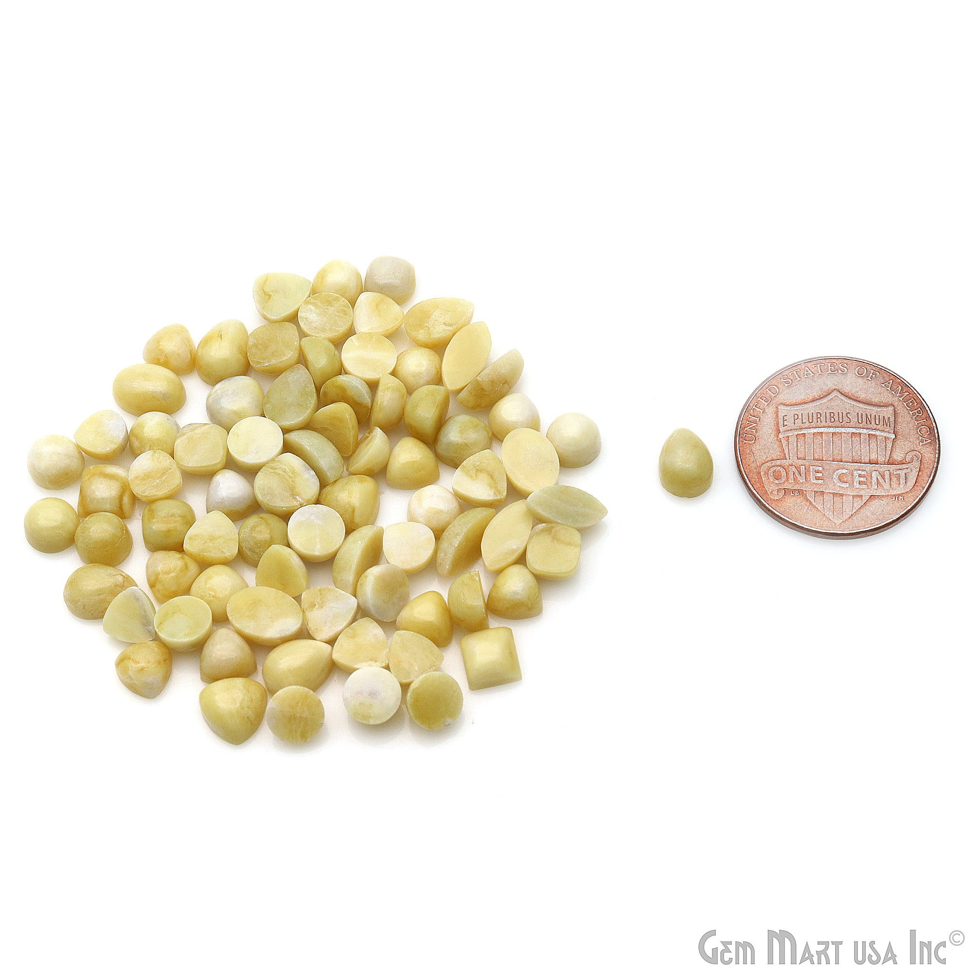 50 ct Lot Mix Shape 3-5mm Loose Gemstone Beads