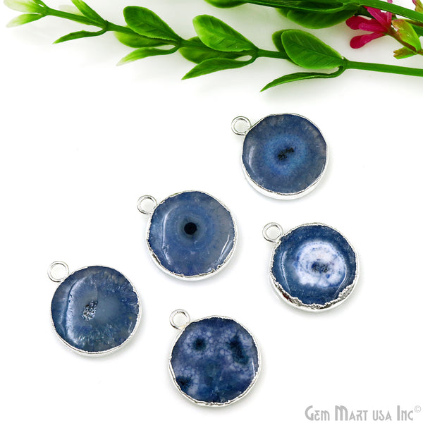 Agate Geode Druzy 25x20mm...